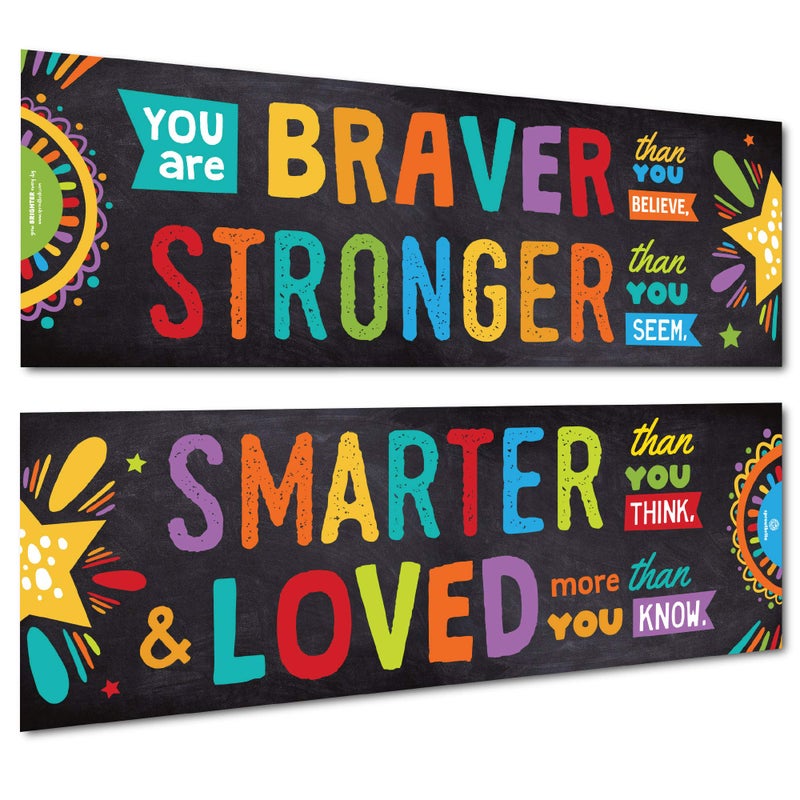 Sproutbrite Classroom Banner Decorations - Motivational & Inspirational Growth Mindset for Teachers and Students - Image 1